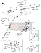 560010337, MIRROR-ASSY, Rh, Kawasaki, 0