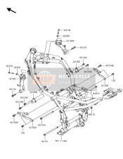 32190072218R, BRACKET-ENGINE, Rh, F.S.Bla, Kawasaki, 0