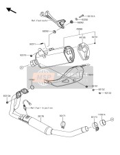 Caltric Muffler Connecting Gasket For Kawasaki Z1000 (2003-2006) – 11061-0023/0240