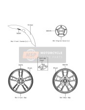 560753940, Pattern, Rr Wheel, Org, 6X14, Kawasaki, 0