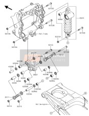 45014051823I, Shockabsorber,SILVER+BLK, Kawasaki, 0