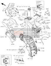 51026509051A, Deksel, Brandstoftank, Kawasaki, 0