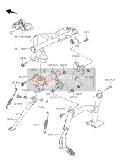 320430655, BRACKET-STAND, Lh, Kawasaki, 2