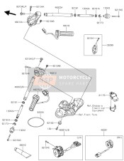 460750638, Grip, Lh, Gh, Kawasaki, 0