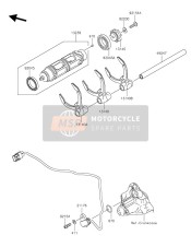 Tambour de changement de vitesse & Fourchette de changement de vitesse(S)