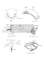 560757245, Pattern,Side Cowl.,Lh, Kawasaki, 0