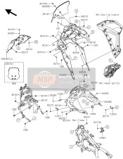 550280625, Cowling, Fr, Kawasaki, 2