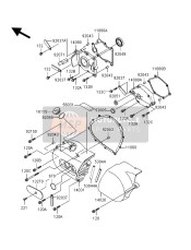 Cache moteur gauche