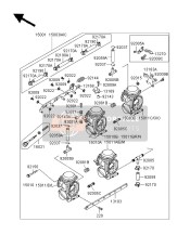 150111040, Carburetor,Rh,Outside, Kawasaki, 1