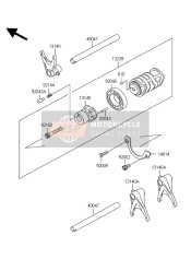 Gear Change Drum & Shift Fork