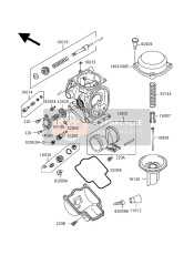 Partes del carburador (ZX900CE026341)