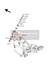 321601650EZ, FRAME-COMP,C.Gray, Kawasaki, 0