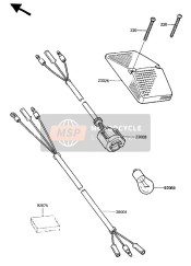 92069028, Bulb, 6V 17/5.3W, Kawasaki, 1