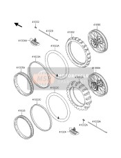 410291197, SPOKE-INNER,Fr,230MMX165D, Kawasaki, 0