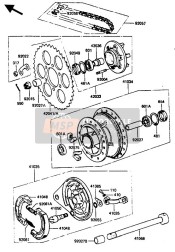 317AA0800, Nut,8M/M Common, Kawasaki, 1