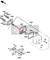 220AA0440, SCREW-PAN-CROS,4X40, Kawasaki, 2