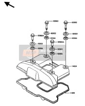 110091365, Gasket,Head Cover, Kawasaki, 1