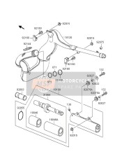 921601176, Damper,Muffler,Fr, Kawasaki, 2