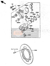 430201084, PISTON-COMP-BRAKE, Kawasaki, 2