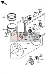 92036015, Circlip Bulon, Kawasaki, 1