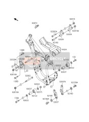 920021850, Schraube 8X47, Kawasaki, 1