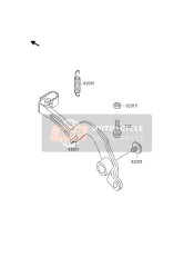 430011239, LEVER-BRAKE,Pedal, Kawasaki, 0