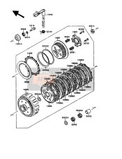 130891085, PLATE-CLUTCH, Kawasaki, 0