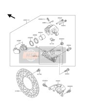 5502013236F, Guard,Caliper,P.White, Kawasaki, 1