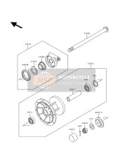 920151765, Ecrou 14 mm KR150A1, Kawasaki, 1