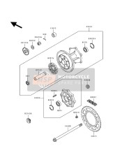 420331145, COUPLING-ASSY,Rr Hub, Kawasaki, 0