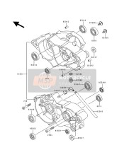 920451235, Kugellager 6001C3ML01, Kawasaki, 2