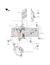 1403700476W, Screen,Rh,L.Green KLX300A6F, Kawasaki, 0