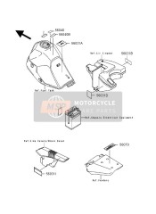 560401157, Label,Unleaded Petrol Only, Kawasaki, 3