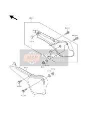 3601050716W, COVER-SIDE, Rh, L.Green, Kawasaki, 1