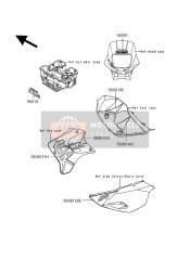 560611950, Pattern,Shroud,Fr,Lh, Kawasaki, 0