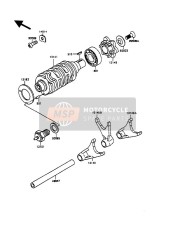 Tambour de changement de vitesse & Fourchette de changement de vitesse(S)