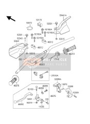 130701270, Guide,Throttle Cable, Kawasaki, 0