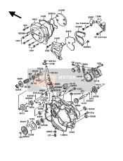 110610238, Gasket, Clutch Cover, Kawasaki, 4