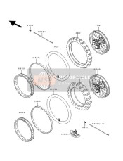 410901067, Roue Av KX80 N2, Kawasaki, 1