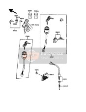 27011015, Spring, Brake Lamp Switch, Kawasaki, 1