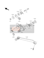 131611214, LEVER-COMP-CHANGE Sha, Kawasaki, 0