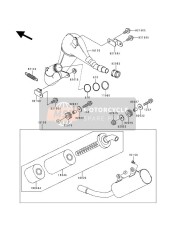 110601370, Gasket, Exhaust Pipe, Kawasaki, 0