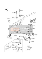 460031531CC, Handle, L.Green, Kawasaki, 0