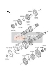 132601894, Gear, Output 3RD, 24T, Kawasaki, 0