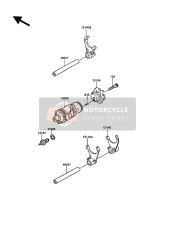 Tambour de changement de vitesse & Fourchette de changement de vitesse(S)