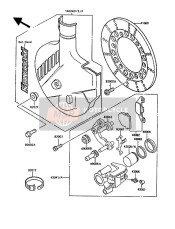 430411775GN, CALIPER-ASSY,Fr,Lh,Si KMX125-A, Kawasaki, 4