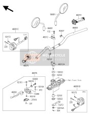 132800105, Holder,Clutch Lever, Kawasaki, 0