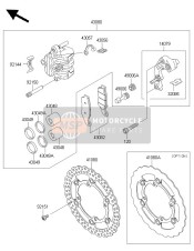 430481095, PISTON-CALIPER, Kawasaki, 2