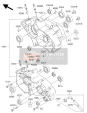 140010119, SET-CRANKCASE, Kawasaki, 0