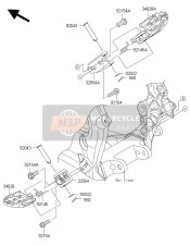 320540054, BRACKET-STEP,Lh, Kawasaki, 0